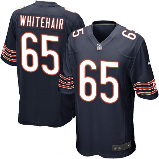 Men's Nike Chicago Bears 65 Cody Whitehair Game Navy Blue Team Color NFL Jersey