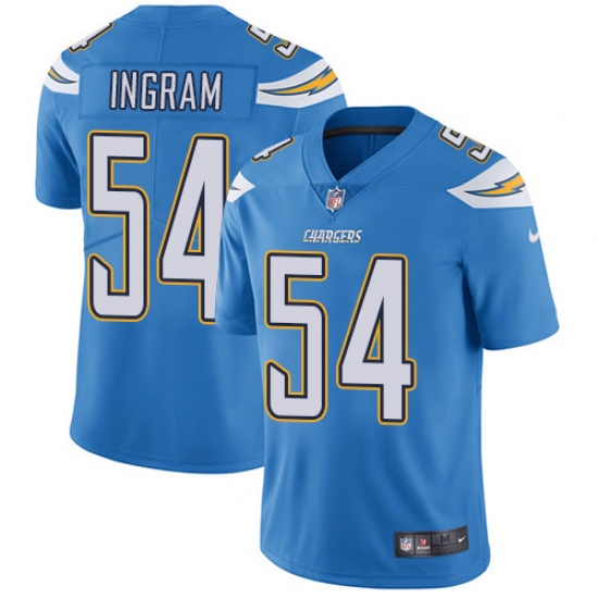 Youth Nike Los Angeles Chargers 54 Melvin Ingram Electric Blue Alternate Vapor Untouchable Limited Player NFL Jersey