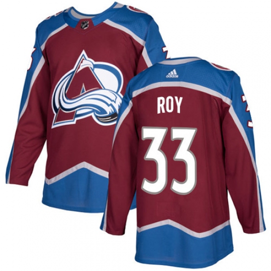 Youth Adidas Colorado Avalanche 33 Patrick Roy Premier Burgundy Red Home NHL Jersey