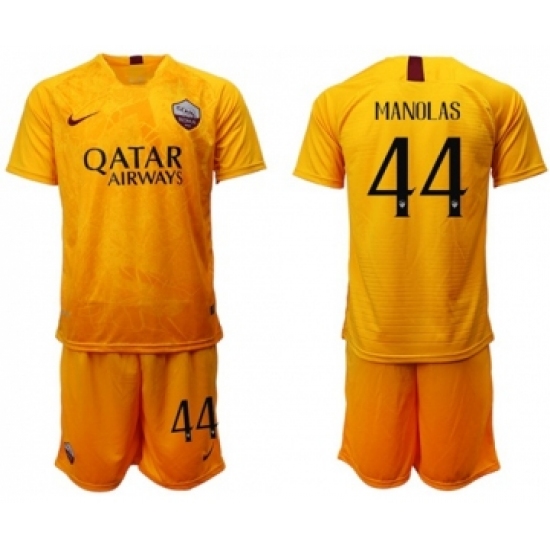 Roma 44 Manolas Third Soccer Club Jersey