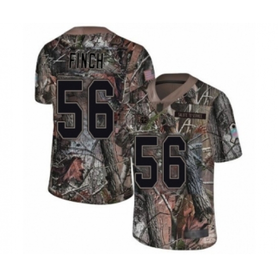 Men's Tennessee Titans 56 Sharif Finch Limited Camo Rush Realtree Football Jersey