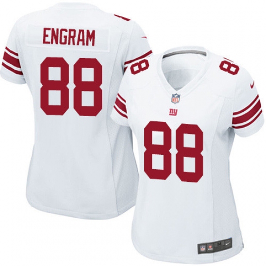 Women's Nike New York Giants 88 Evan Engram Game White NFL Jersey