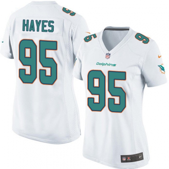 Women's Nike Miami Dolphins 95 William Hayes Game White NFL Jersey