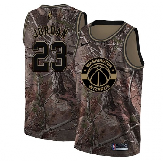 Men's Nike Washington Wizards 23 Michael Jordan Camo NBA Swingman Realtree Collection Jersey