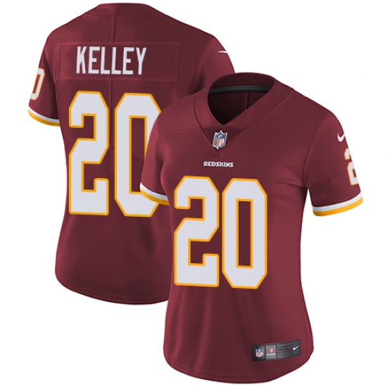 Women's Nike Washington Redskins 20 Rob Kelley Burgundy Red Team Color Vapor Untouchable Limited Player NFL Jersey