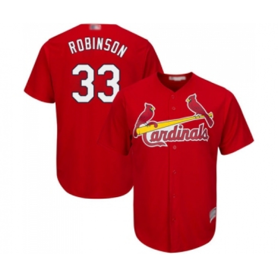 Youth St. Louis Cardinals 33 Drew Robinson Replica Red Alternate Cool Base Baseball Jersey