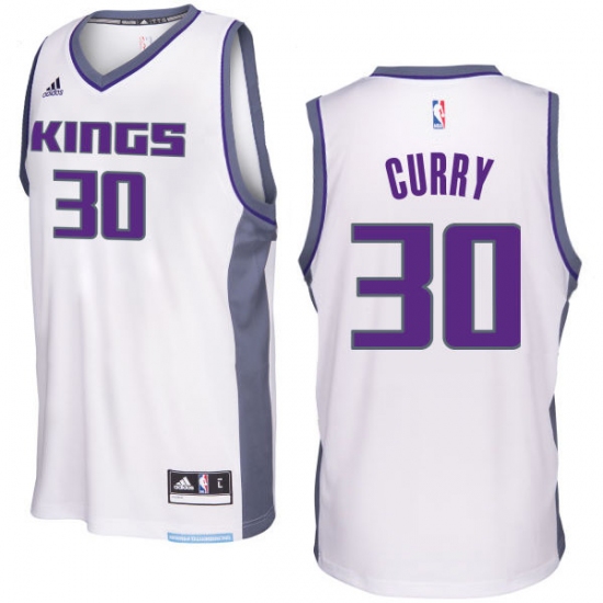 Sacramento Kings 30 Seth Curry 2016-17 Seasons White Home New Swingman Jersey