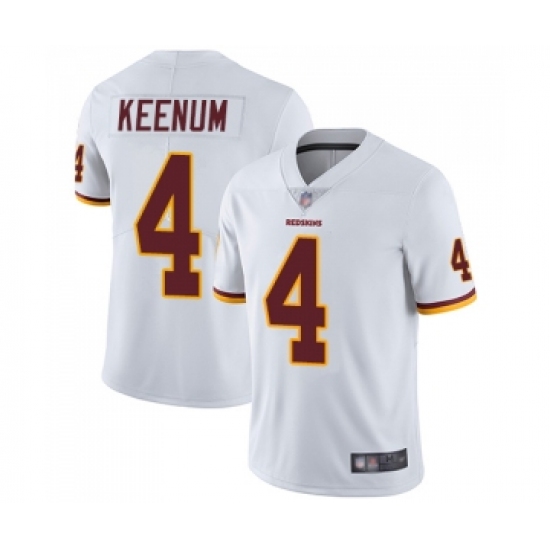 Youth Washington Redskins 4 Case Keenum White Vapor Untouchable Limited Player Football Jerseys