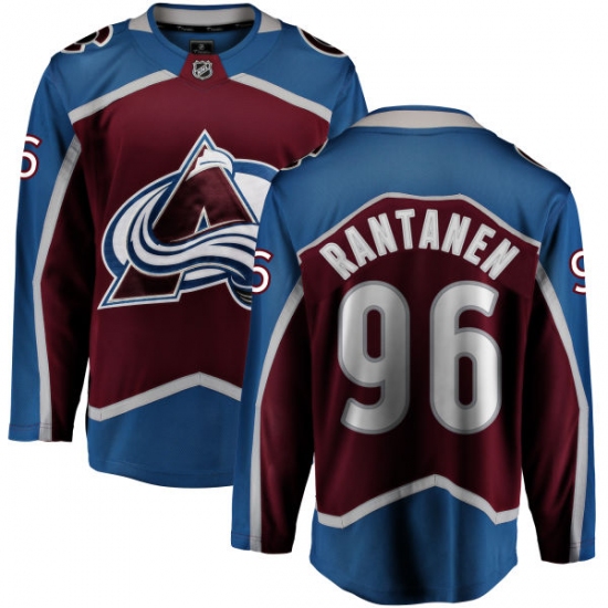 Men's Colorado Avalanche 96 Mikko Rantanen Fanatics Branded Maroon Home Breakaway NHL Jersey