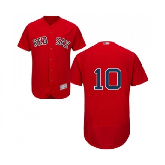 Men's Boston Red Sox 10 David Price Red Alternate Flex Base Authentic Collection Baseball Jersey