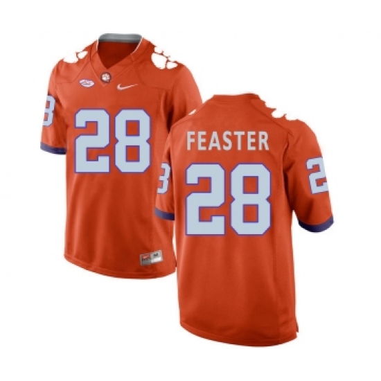 Clemson Tigers 28 Tavien Feaster Orange College Football Jersey