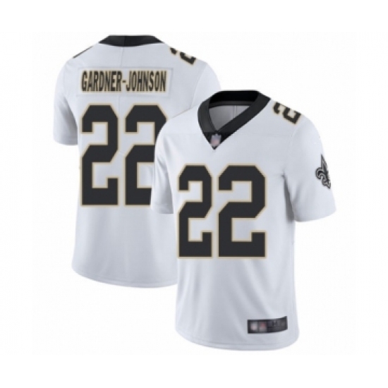 Men's New Orleans Saints 22 Chauncey Gardner-Johnson White Vapor Untouchable Limited Player Football Jersey