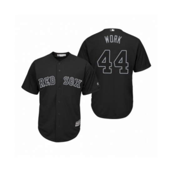 Youth Boston Red Sox 44 Brandon Workman Work Black 2019 Players Weekend Replica Jersey