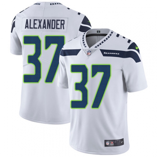 Youth Nike Seattle Seahawks 37 Shaun Alexander Elite White NFL Jersey