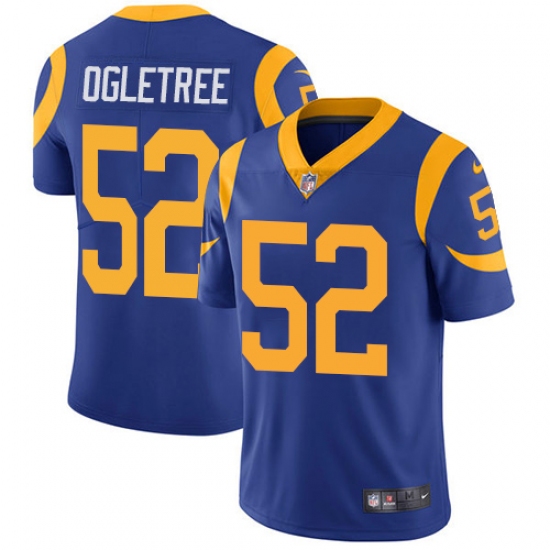 Youth Nike Los Angeles Rams 52 Alec Ogletree Royal Blue Alternate Vapor Untouchable Limited Player NFL Jersey