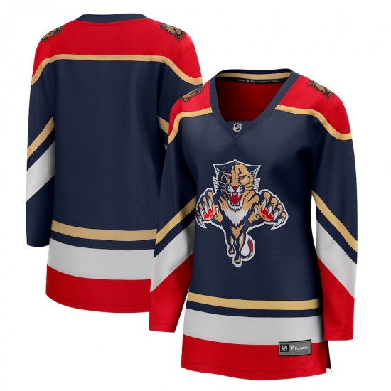 Women's Florida Panthers Fanatics Branded Blank Blue 2020-21 Special Edition Breakaway Jersey