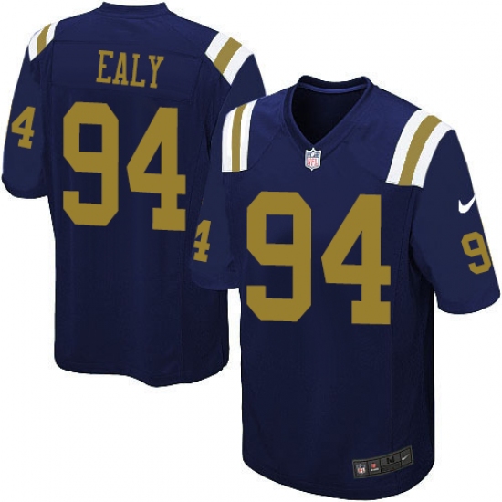 Youth Nike New York Jets 94 Kony Ealy Limited Navy Blue Alternate NFL Jersey