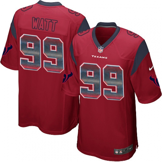 Youth Nike Houston Texans 99 J.J. Watt Limited Red Strobe NFL Jersey