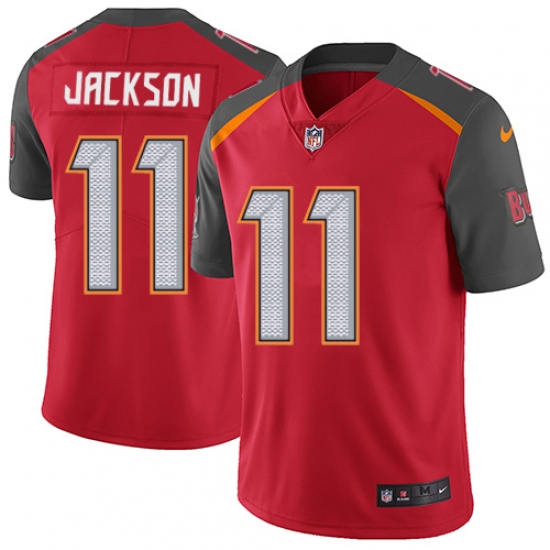 Men's Nike Tampa Bay Buccaneers 11 DeSean Jackson Red Team Color Vapor Untouchable Limited Player NFL Jersey