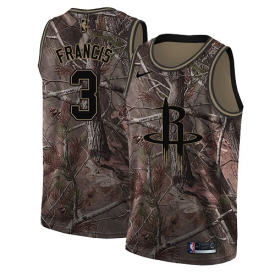 Women's Nike Houston Rockets 3 Steve Francis Swingman Camo Realtree Collection NBA Jersey