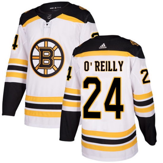 Youth Adidas Boston Bruins 24 Terry O'Reilly Authentic White Away NHL Jersey