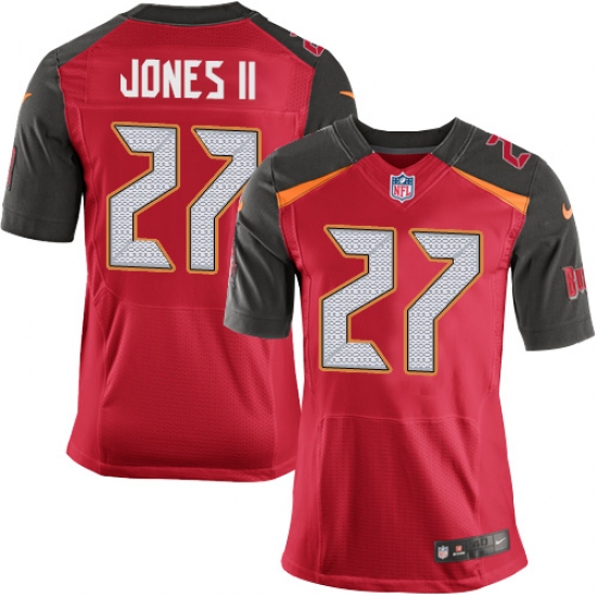 Nike Tampa Bay Buccaneers 27 Ronald Jones II Red Team Color Men's Stitched NFL New Elite Jersey