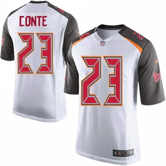 Men's Nike Tampa Bay Buccaneers 23 Chris Conte Game White NFL Jersey