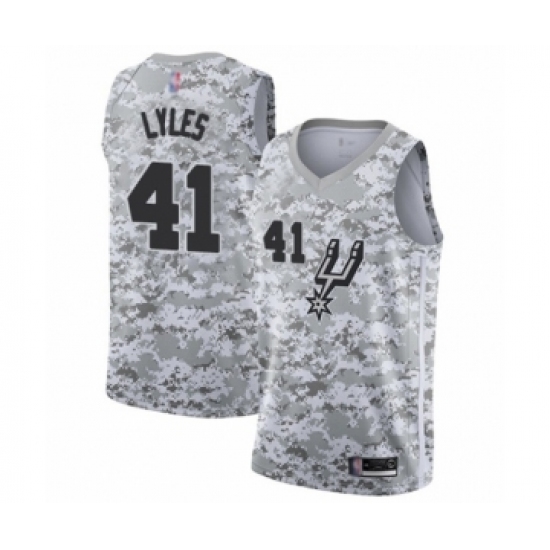 Youth San Antonio Spurs 41 Trey Lyles White Swingman Jersey - Earned Edition