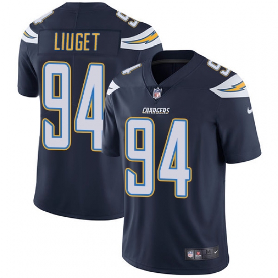 Youth Nike Los Angeles Chargers 94 Corey Liuget Elite Navy Blue Team Color NFL Jersey