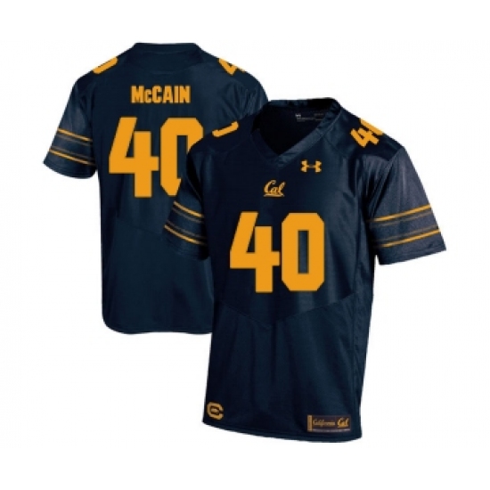 California Golden Bears 40 Chris McCain Navy College Football Jersey