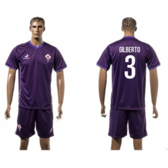 Florence 3 Gilberto Home Soccer Club Jersey