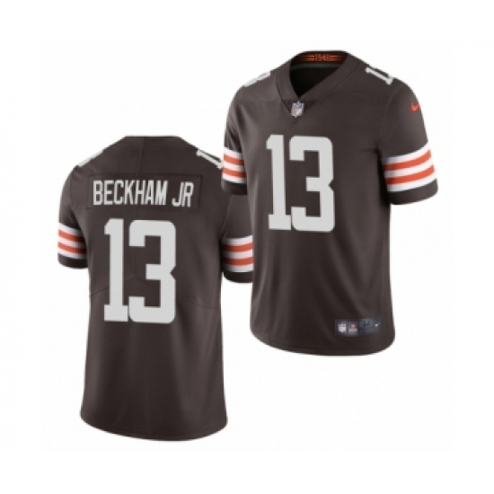 Cleveland Browns 13 Odell Beckham Jr Brown 2020 Vapor Limited Jersey
