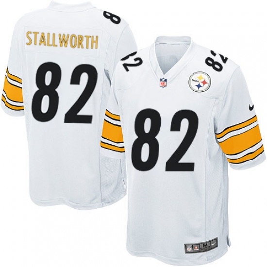 Men's Nike Pittsburgh Steelers 82 John Stallworth Game White NFL Jersey