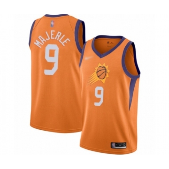 Women's Phoenix Suns 9 Dan Majerle Swingman Orange Finished Basketball Jersey - Statement Edition