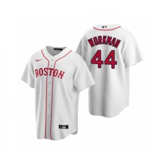 Men's Boston Red Sox 44 Brandon Workman Nike White Replica Alternate Jersey