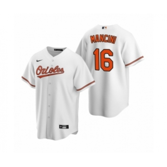 Youth Baltimore Orioles 16 Trey Mancini Nike White 2020 Replica Home Jersey