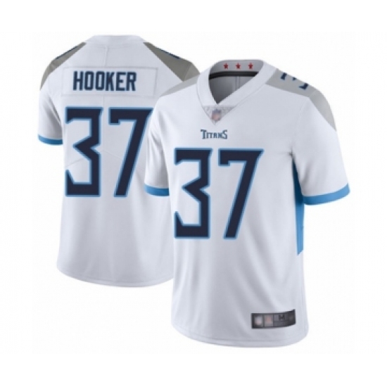 Men's Tennessee Titans 37 Amani Hooker White Vapor Untouchable Limited Player Football Jersey