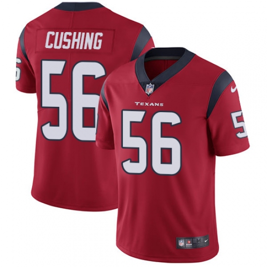 Men's Nike Houston Texans 56 Brian Cushing Limited Red Alternate Vapor Untouchable NFL Jersey