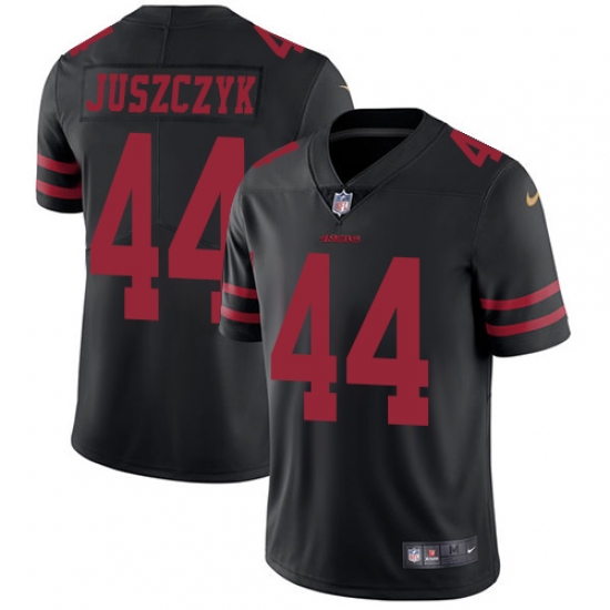 Youth Nike San Francisco 49ers 44 Kyle Juszczyk Black Vapor Untouchable Limited Player NFL Jersey