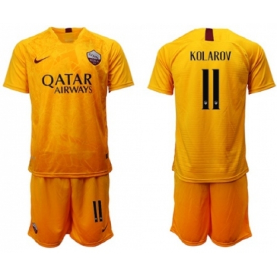 Roma 11 Kolarov Third Soccer Club Jersey