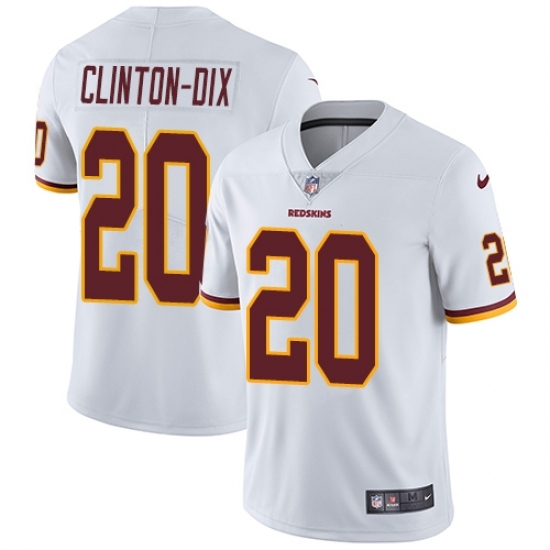 Men's Nike Washington Redskins 20 Ha Clinton-Dix White Vapor Untouchable Limited Player NFL Jersey