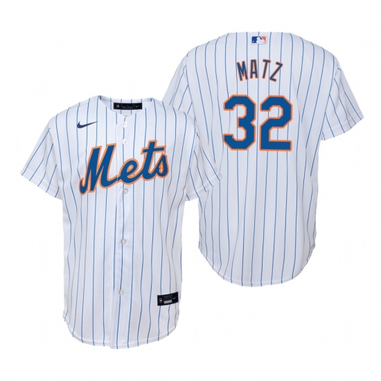 Men's Nike New York Mets 32 Steven Matz White Home Stitched Baseball Jersey