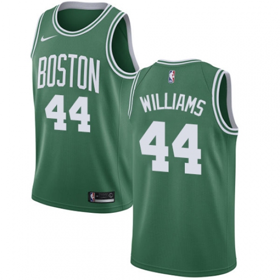 Youth Nike Boston Celtics 44 Robert Williams Swingman Green(White No.) Road NBA Jersey - Icon Edition