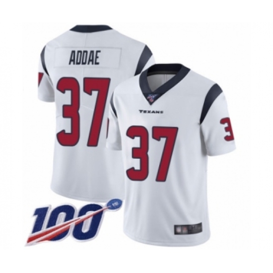 Youth Houston Texans 37 Jahleel Addae White Vapor Untouchable Limited Player 100th Season Football Jersey