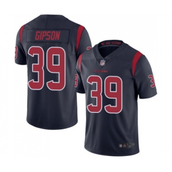 Youth Houston Texans 39 Tashaun Gipson Limited Navy Blue Rush Vapor Untouchable Football Jersey