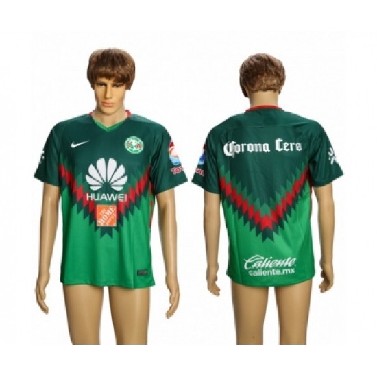 Club De Futbol America Blank Green Soccer Club Jersey