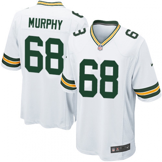 Men's Nike Green Bay Packers 68 Kyle Murphy Game White NFL Jersey