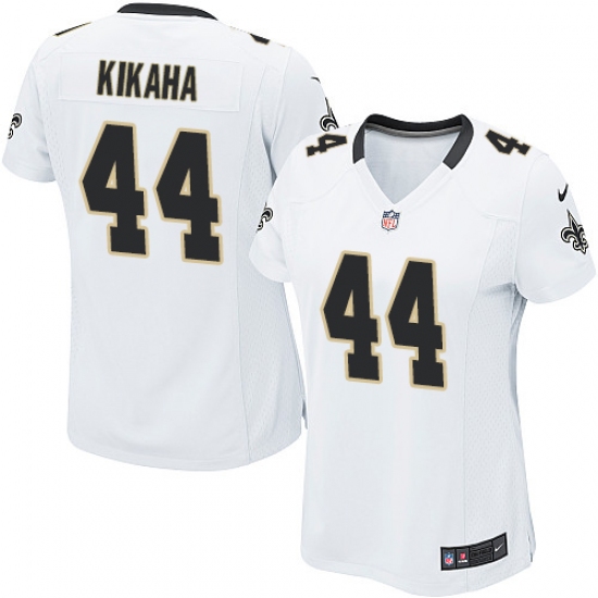 Women's Nike New Orleans Saints 44 Hau'oli Kikaha Game White NFL Jersey