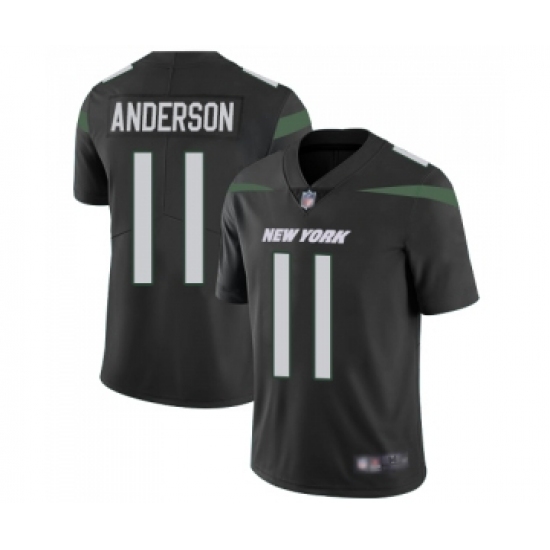 Men's New York Jets 11 Robby Anderson Black Alternate Vapor Untouchable Limited Player Football Jersey