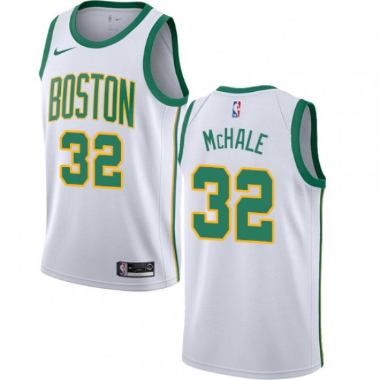 Youth Nike Boston Celtics 32 Kevin Mchale Swingman White NBA Jersey - City Edition